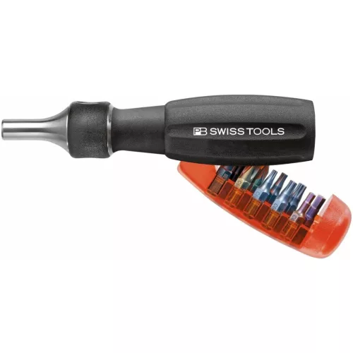 PB Swiss Tools"Insider Pro Ratchet” racsnis nyél 1/4 col bitekkel mágnessel 30 mm