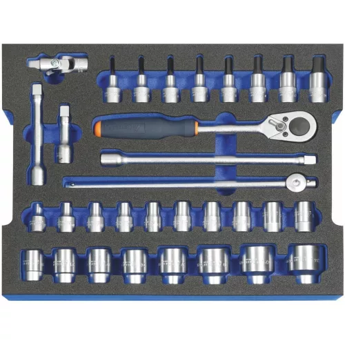 Dugókulcs készlet 1/2 col 32 darabos 32