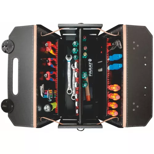 Szerelőtáska, mindkét oldalon lehajtható, középső válaszfallal