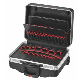   X-ABS szerszámkoffer aljrésszel, 2 szerszámbetéttel és TSA zárakkal, gurítható 1