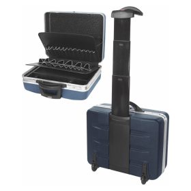   Szerviz szerszámkoffer X-ABS-ből gurítható, tartófülekkel