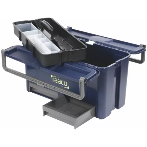 Raaco Szerelőkoffer"COMPACT“, polipropilénből 27 l