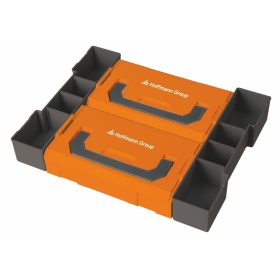   2 L-BOXX® Mini alkatrésztartó koffer kisalkatrész tartóval, fedélbetéttel