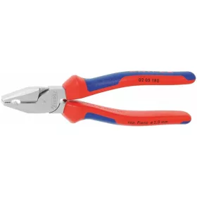   Knipex Erősített kombinált fogó, krómozott, markolattal 180 mm