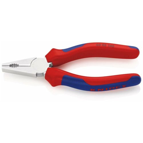 Knipex Kombinált fogó, krómozott, vastag falú markolattal 140 mm