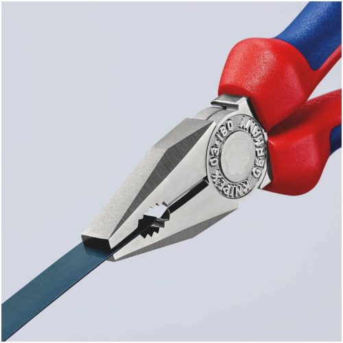 Knipex Kombinált fogó, krómozott, vastag falú markolattal 180 mm