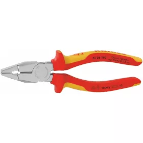   Knipex Vanádium kombinált fogó, krómozott VDE szerint szigetelt 160 mm
