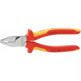   Knipex Erősített kombinált fogó, krómozott VDE szerint szigetelt 180 mm