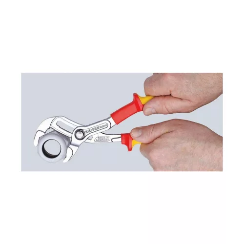 Vízpumpafogó Cobra®, fogazott finomállítással VDE markolattal 250 mm