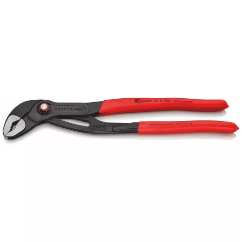 Knipex Vízpumpafogó Cobra QuickSet, foszfátozott gyorsállítással 300 mm