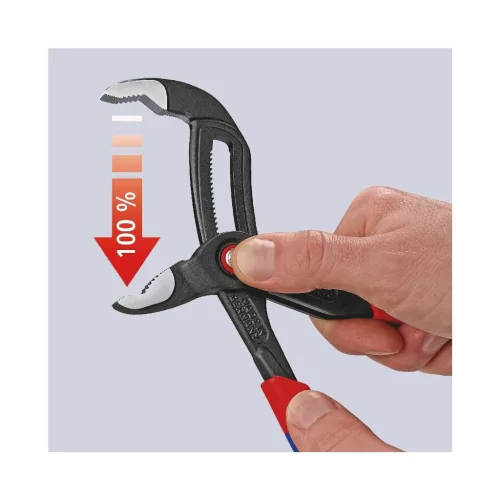Knipex Vízpumpafogó Cobra QuickSet, foszfátozott gyorsállítással 300 mm