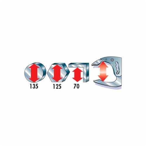 Facom Rögzítő fogó PLUS állítható alsó pofával 275 mm