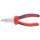 Knipex Laposfogó, krómozott, vastag falú markolattal 160 mm