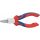 Knipex Kerekcsőrű fogó, krómozott, vastag falú markolattal 160 mm