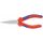 Knipex Hosszúcsőrű fogó, lapos,krómozott, vastagfalú markolattal 160 mm