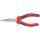Knipex Hosszúcsőrű fogó, félkerek-hegyes,krómozott, vastag falú markolattal 160 mm