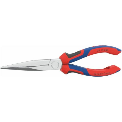 Knipex Telefonfogó, egyenes, krómozott, vastag falú markolattal 160