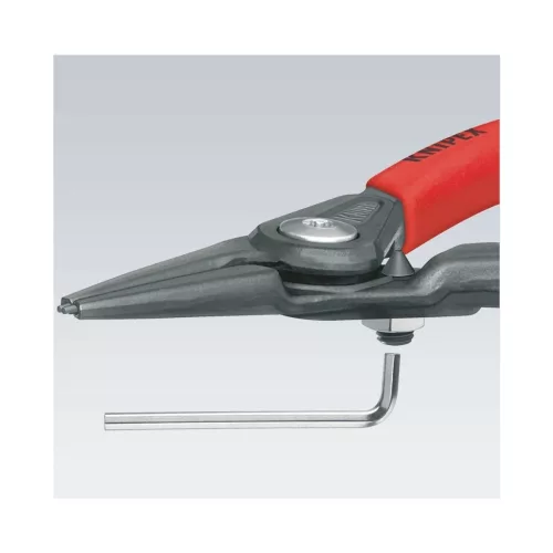 Knipex Precíziós Seeger gyűrű fogó határoló ütközővel A01
