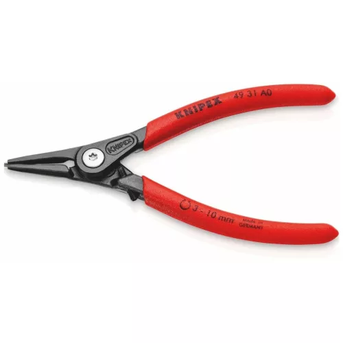 Knipex Precíziós Seeger gyűrű fogó határoló ütközővel A0