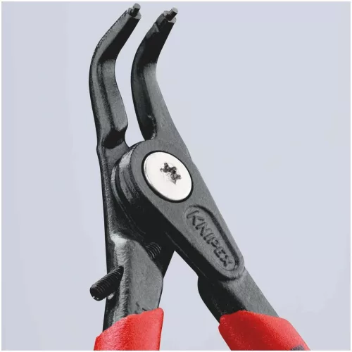 Knipex Precíziós Seeger gyűrű fogó határoló ütközővel A11