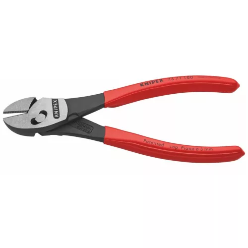 Nagy teljesítményű erősített oldalcsípőfogó, TwinForce®, polírozott  180 mm