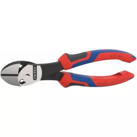   Nagy teljesítményű erősített oldalcsípőfogó, TwinForce®, polírozott, vastagfalú markolattal  180 mm