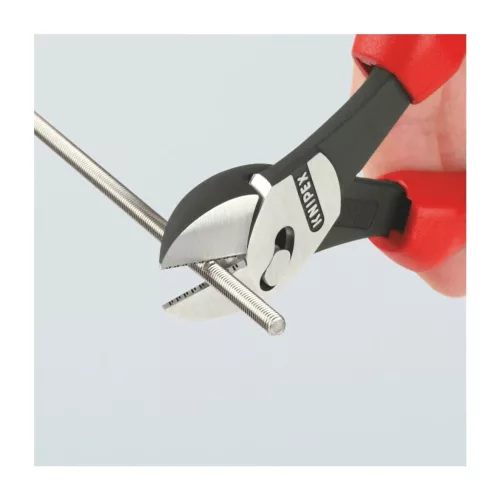 Nagy teljesítményű erősített oldalcsípőfogó, TwinForce®, polírozott, vastagfalú markolattal  180 mm