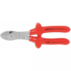  Knipex Erősített oldalcsípőfogó, krómozott VDE merítéssel szigetelt 200 mm