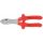 Knipex Erősített oldalcsípőfogó, krómozott VDE merítéssel szigetelt 250 mm