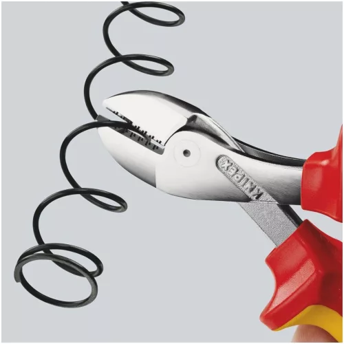 Kompakt oldalcsípő fogó, X-Cut® krómozott, vastagfalú markolattal VDE szerint szigetelt 160 mm