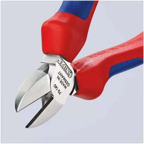 Knipex Oldalcsípőfogó, krómozott, vastag falú markolattal 140 mm