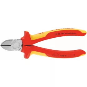   Knipex Oldalcsípőfogó, krómozott VDE szerint szigetelt 125 mm
