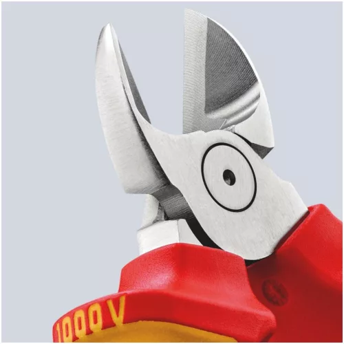 Knipex Oldalcsípőfogó, krómozott VDE szerint szigetelt 160 mm
