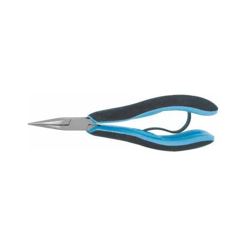 Elektronikai hegyesfogó, recézett pofa  150 mm