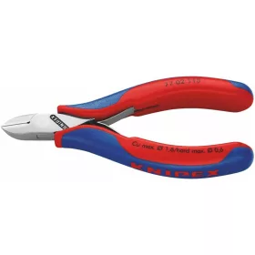   Elektronikai oldalcsípőfogó, tükörfényűre polírozott, kerek fej  115 mm