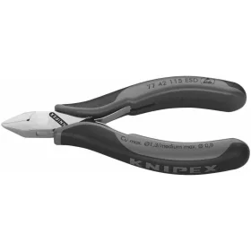   Elektronikai oldalcsípőfogó, tükörfényűre polírozott, hegyes fej  115 mm