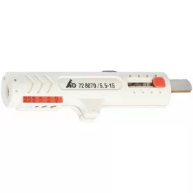   Kábelcsupaszító késekkel adat- és vezérlő kábelekhez  5,5-15 mm