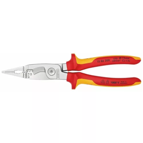 Szerelőfogó VDE szerint szigetelt 200 mm