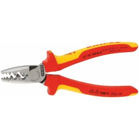   Knipex Présszerszám érvéghüvelyekhez VDE szerint szigetelt 16 mm2