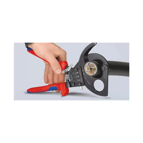 Knipex Kábelvágó áttétellel 52 mm