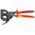 Knipex Kábelvágó áttétellel VDE szerint szigetelt 32 mm