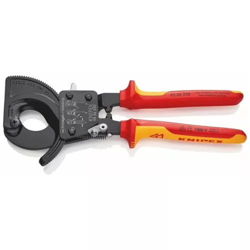 Knipex Kábelvágó áttétellel VDE szerint szigetelt 32 mm