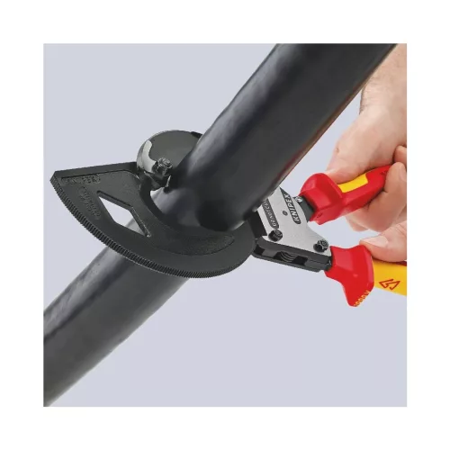 Knipex Kábelvágó áttétellel VDE szerint szigetelt 60 mm