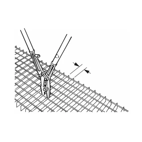 Tartalék késfej kompletten csavarokkal  840 mm