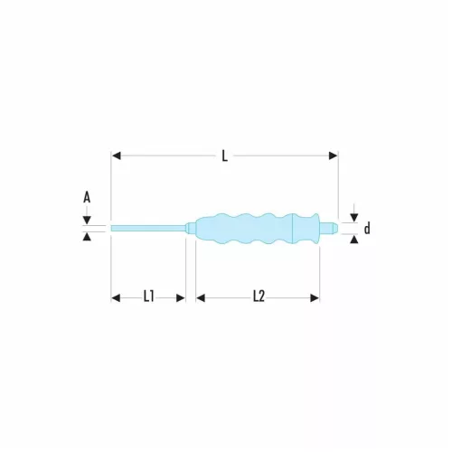 Facom Csapszegkiütő markolattal 6 mm