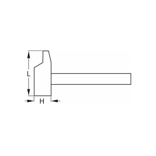Mob Peddinghaus Lakatos kalapács, francia modell Hickory nyéllel 1500 g
