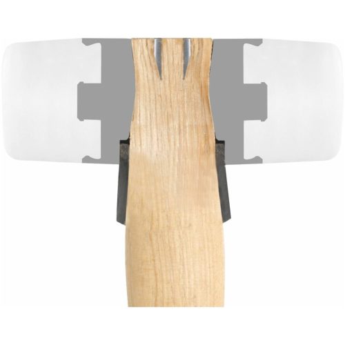 Garant Kímélő kalapács nylon betétekkel és acél középső résszel 22 mm