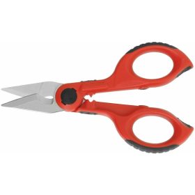   Villanyszerelő olló 2K markolattal és huzalvágóval 150 mm