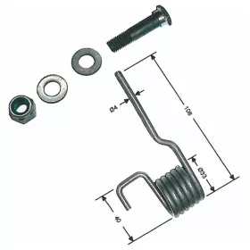 Paul Ferdinand Peddinghaus Karrögzítő rugó 1BR4/2