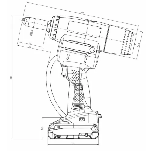 Akkumulátoros popszegecselő készülék PowerBird® Pro Gold Edition CAS